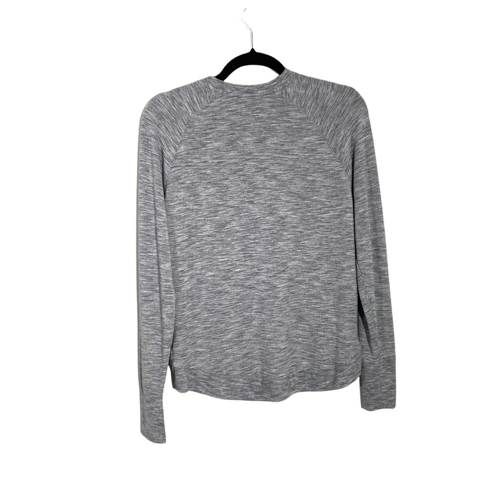 Athleta Heathered Gray Mindset Pullover Crewneck … - image 2